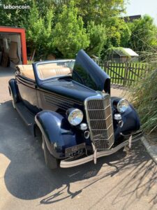 Face avant FORD V8 Cabriolet 1935
