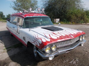 face avant CADILLAC Ambulance Pee Wee 1961